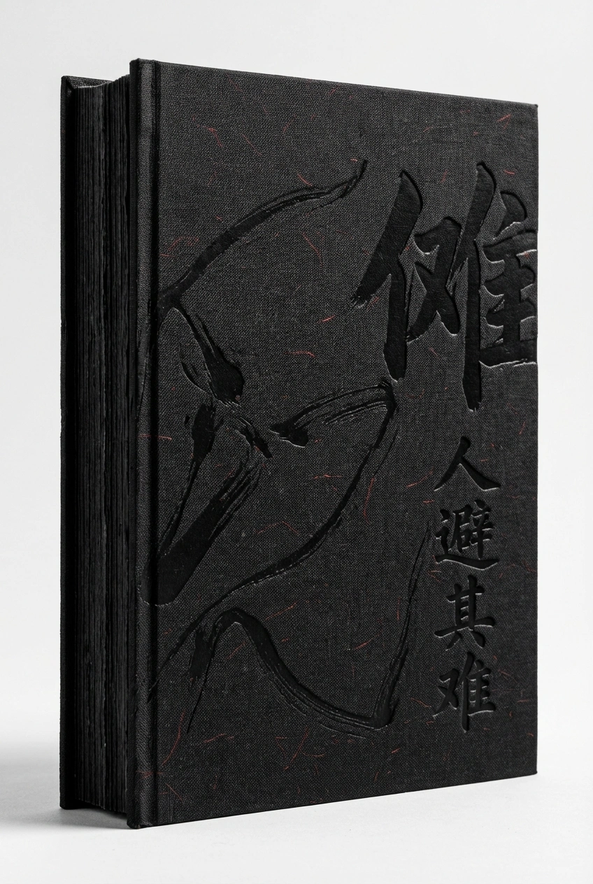 封面早期探索 — 文字与肌理 · 早期 AI 辅助探索，未采用