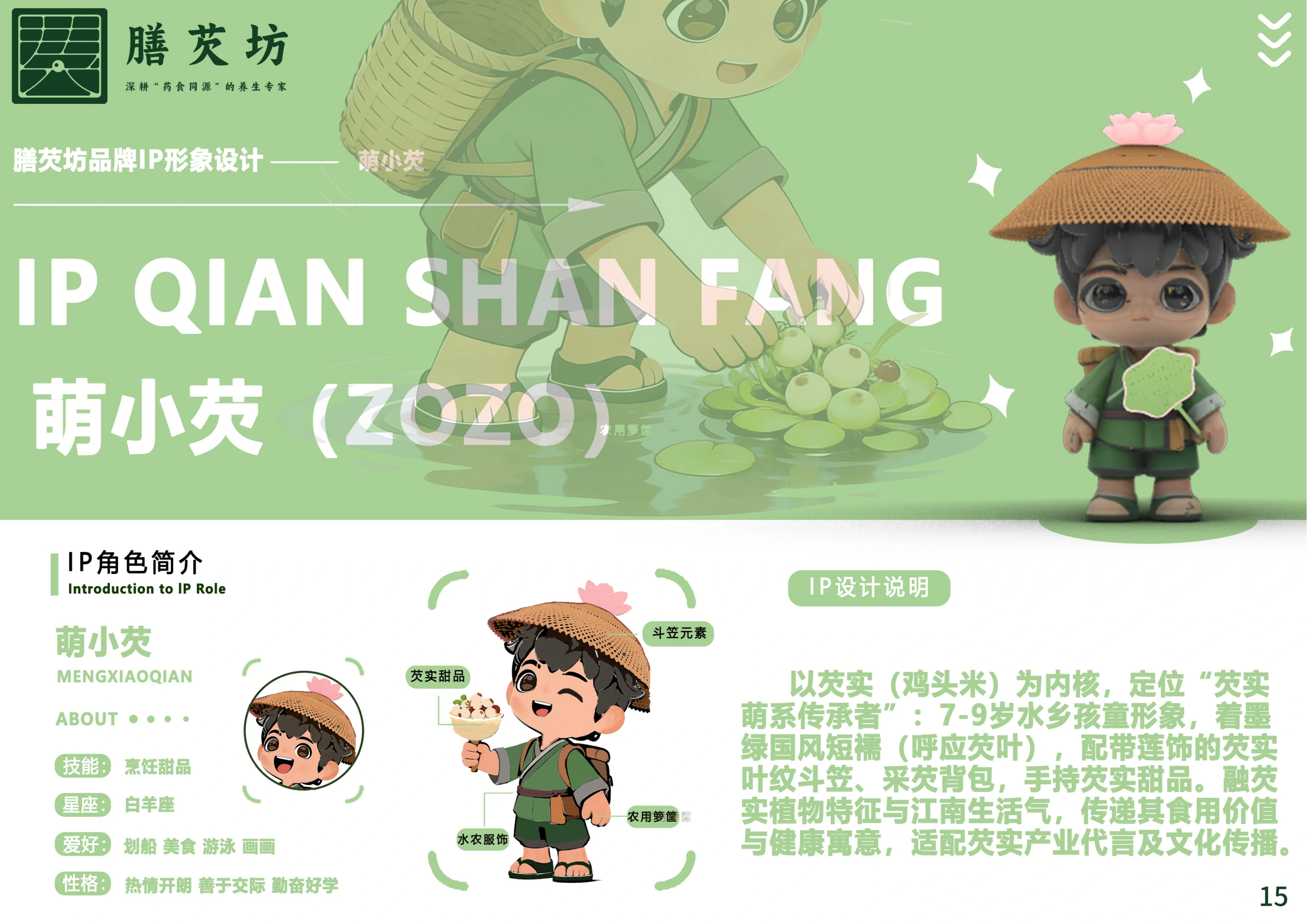膳芡坊 — IP 角色方案 · 邢帅